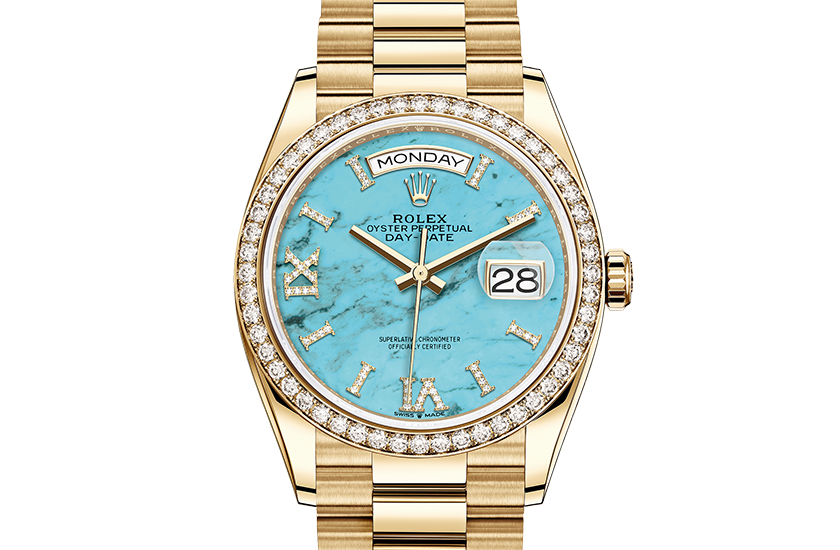 turquoise dial rolex